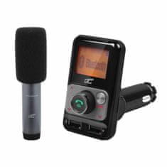 LTC FM bluetooth 5.0 oddajnik transmitter z mikrofonom 2xUSB 1+2,4A