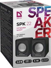 Defender SPK 22 zvočniki 2.0, 5W, USB