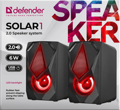 Defender Solar 1 zvočniki 2.0, 6W, USB