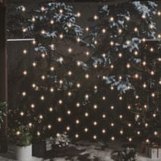 Greatstore Novoletna svetlobna mreža toplo bela 3x2 m 204 LED lučk