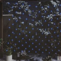 Greatstore Novoletna svetlobna mreža modra 3x3 m 306 LED lučk