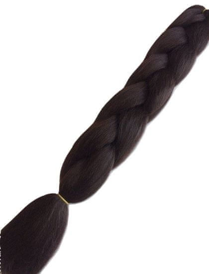 Vipbejba Lasni podaljški za pletenje kitk, #4 temno čokoladni
