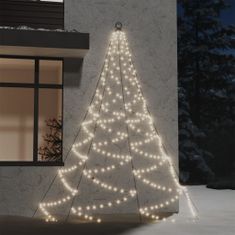 Greatstore Stensko drevesce 260 toplo belih LED lučk 3 m notranje zunanje