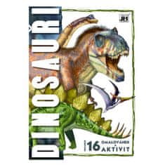 Zaparevrov barvna stran A4 dinozavri