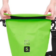 shumee Torba Dry Bag zelena 5 L PVC