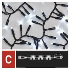 Emos LED povezovalna veriga, črna, 3 m, zunanja in notranja, hladna bela