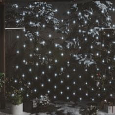 Greatstore Novoletna svetlobna mreža hladno bela 3x3 m 306 LED lučk