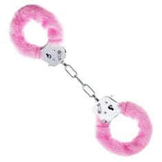 Toyjoy Lisice "Furry Fun Cuffs Pink" (R9501)