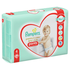 Pampers Premium Care Pants 4 (9-15 kg) Maxi hlačne plenice, 38 kos