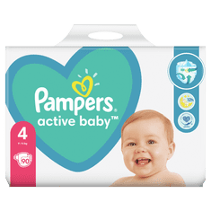 Pampers plenice Active Baby 4 Maxi (9-14 kg) 90 kosov