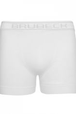 Brubeck Moške boksarice 00501A white, bela, XXL