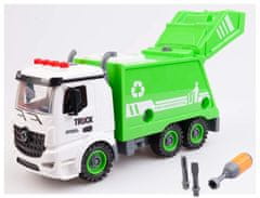 Friends sestavljiv ekološki tovornjak, zelen (HC333110)