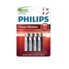 Philips 4x Power baterija AAA – alkalna