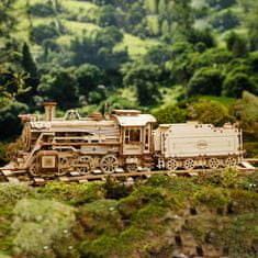 Robotime Prime steam express parni vlak, scale model 1:80, Lesena 3D sestavljanka, (MC501)