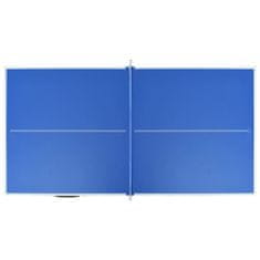 Greatstore Miza za namizni tenis z mrežo 152x76x66 cm modra