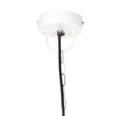Greatstore Industrijska viseča svetilka 25 W bela okrogla 42 cm E27