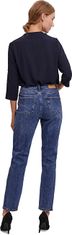 Vero Moda Ženske kavbojke VMBRENDA Straight Fit 10252980 Dark Blue Denim (Velikost 30/32)
