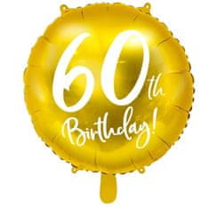 Moja zabava Balon Gold 60 let