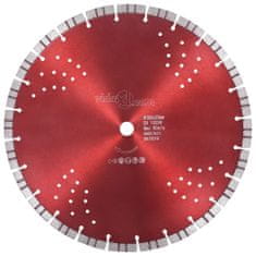 Greatstore Diamantni rezalni disk s turbo in luknjami iz jekla 350 mm