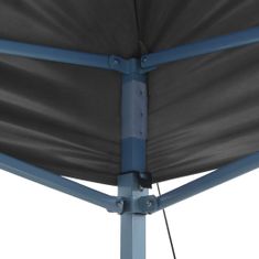 shumee Zložljiv pop-up šotor za zabave 2 stranici 3x3 m antracit