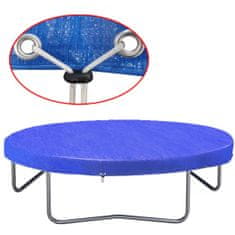 Greatstore Pokrivalo za trampolin PE 450-457 cm 90 g/m2
