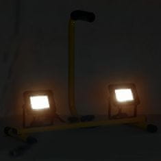 shumee LED reflektor z ročajem 2x10 W toplo bel