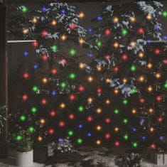 Greatstore Novoletna svetlobna mreža večbarvna 3x3 m 306 LED lučk