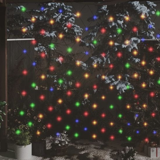 Greatstore Novoletna svetlobna mreža večbarvna 4x4 m 544 LED lučk