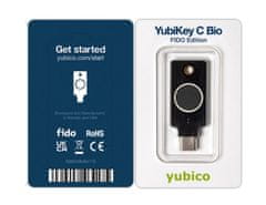 Yubico YubiKey C Bio FIDO Edition varnostni ključ, USB-C