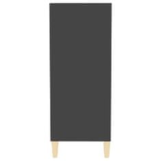 Greatstore Komoda siva 57x35x90 cm iverna plošča