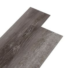 Vidaxl PVC talne plošče 5,02 m² 2 mm samolepilne črtast les