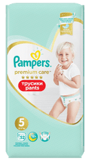 Pampers Premium Care Pants hlačne plenice, vel. 5, 52 plenic
