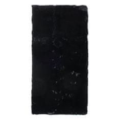 Chemex Mehka Zajčja Plišena Preproga Fur Črna 80x150 cm