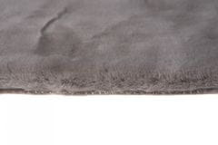 Chemex Mehka Zajčja Plišena Preproga Fur Siva 80x200 cm
