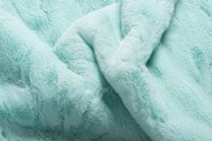Chemex Mehka Zajčja Plišena Preproga Fur Mint Zelena 80x200 cm
