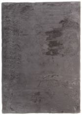 Chemex Mehka Zajčja Plišena Preproga Fur Siva 120x170 cm