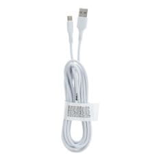 megamiska USB-C kabel tekstilni 3m bel