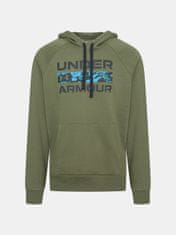 Under Armour Pulover RIVAL FLC SIGNATURE HD-GRN M