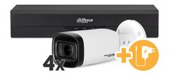 Dahua Video nadzorni komplet 8 kanalni HD snemalnik + 4x kamera (3840×2160) - 15fps Motorizirana leča: 105°~33° / IR LED domet do 60m/ Brezplačna aplikacija za telefon XVR5104HS-4KL-I2 + B8301R-Z-IRE6 /4