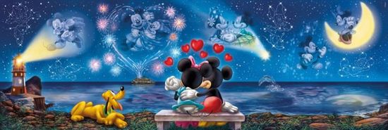 Clementoni Panoramska sestavljanka Mickey and Minnie 1000 kosov