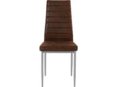 Danish Style Jedilni stoli Kiok (SET 4), rjava