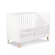 Klups Posteljica za dojenčka NOAH bela (120 x 60 cm)