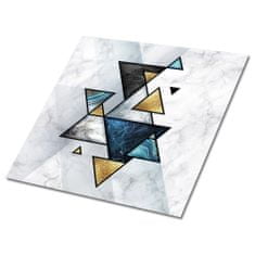Decormat PVC ploščice Abstrakcija marmornatih trikotnikov 30x30 cm 9 ploščic