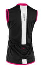 Etape ženska kolesarska majica Pretty, črna/roza, XL