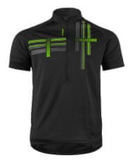 Etape Freetime kolesarska majica, moška, L, črna/zelena