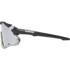 Uvex SportStyle 228 očala, Black-Sand/Mirror Silver