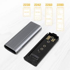 Yenkee M.2 NVMe SSD zunanja škatla (YTC 014)
