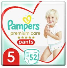 Pampers Premium Care Pants hlačne plenice, vel. 5, 52 plenic