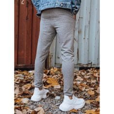 Dstreet Moške elegantne hlače POLA sive barve ux3433 XXL