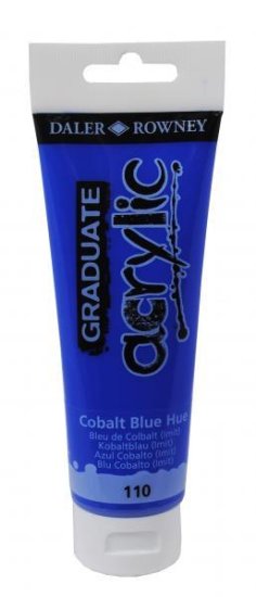 Daler Rowney Akrilna barva Graduate 120 ml, kobalt modra